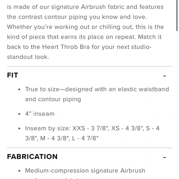 ALO 4” Airbrush High-Waist Heart Throb Short - S - Picture 6 of 6